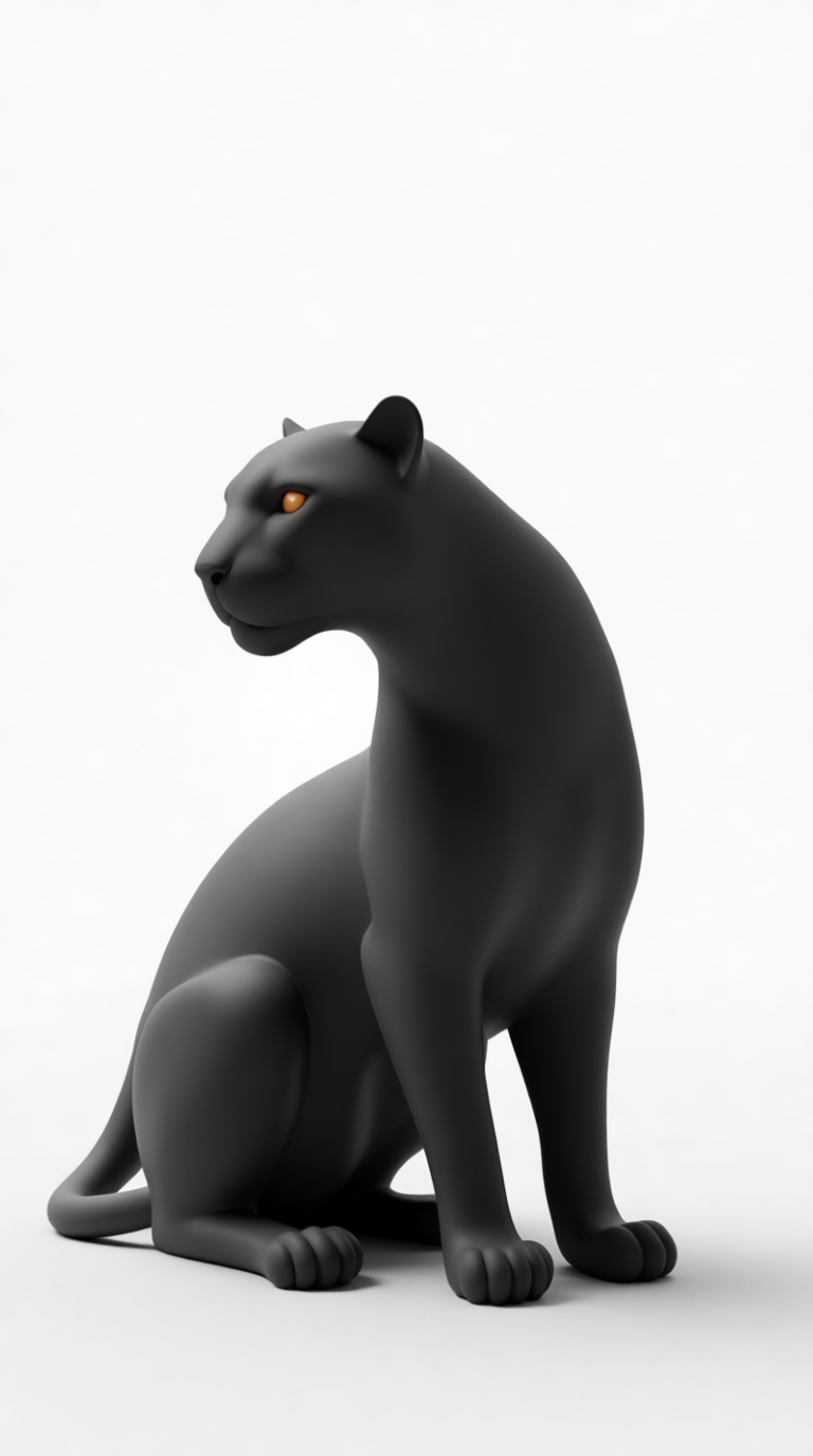 Black Panther Figurine free 3D printable STL