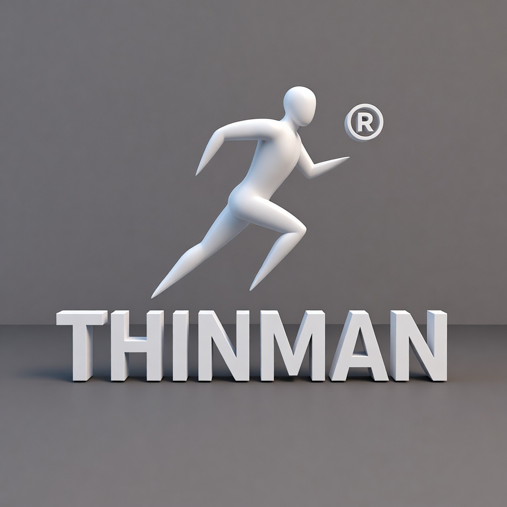 Thinman Logo Model free 3D printable STL