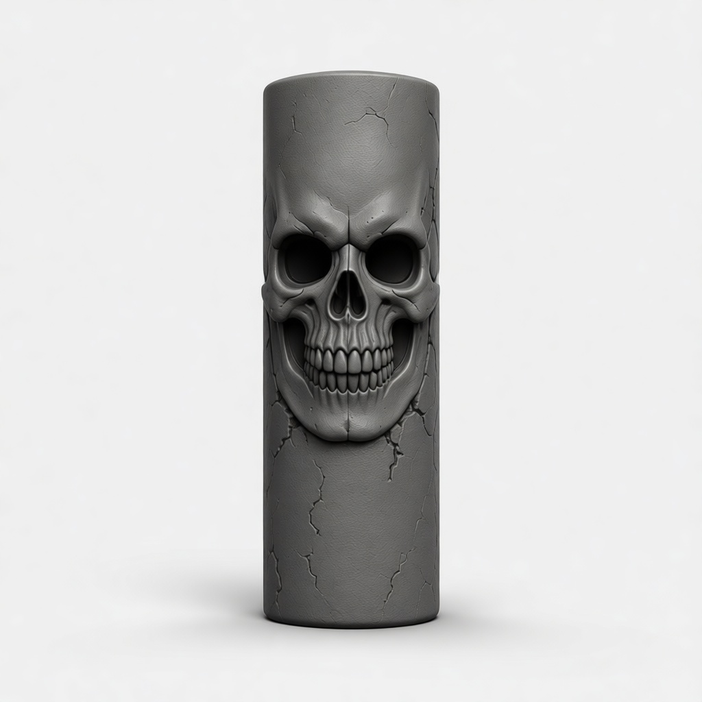 Skull Totem Sculpture free 3D printable STL