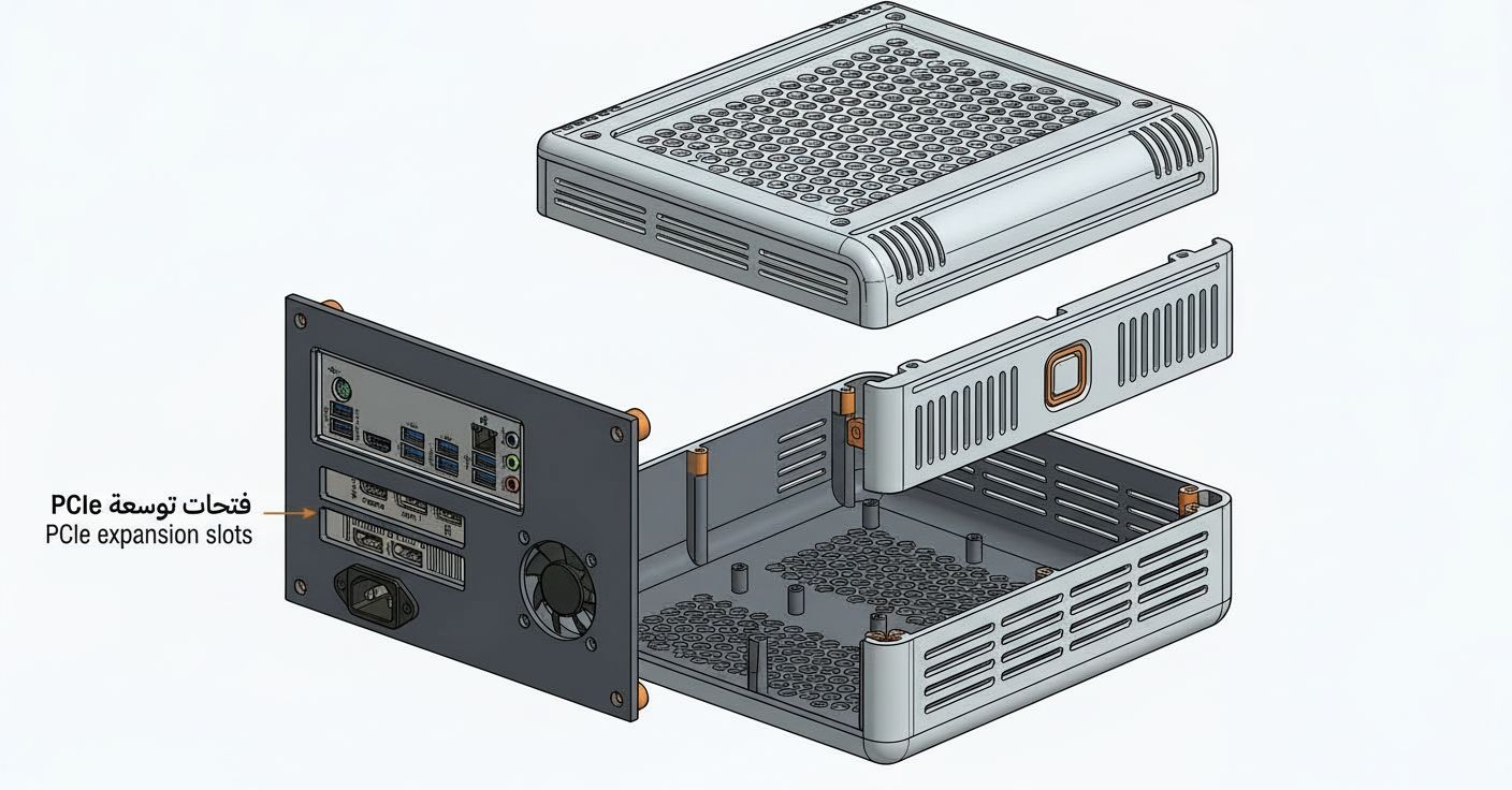 Mini ITX PC Case Model free 3D printable STL