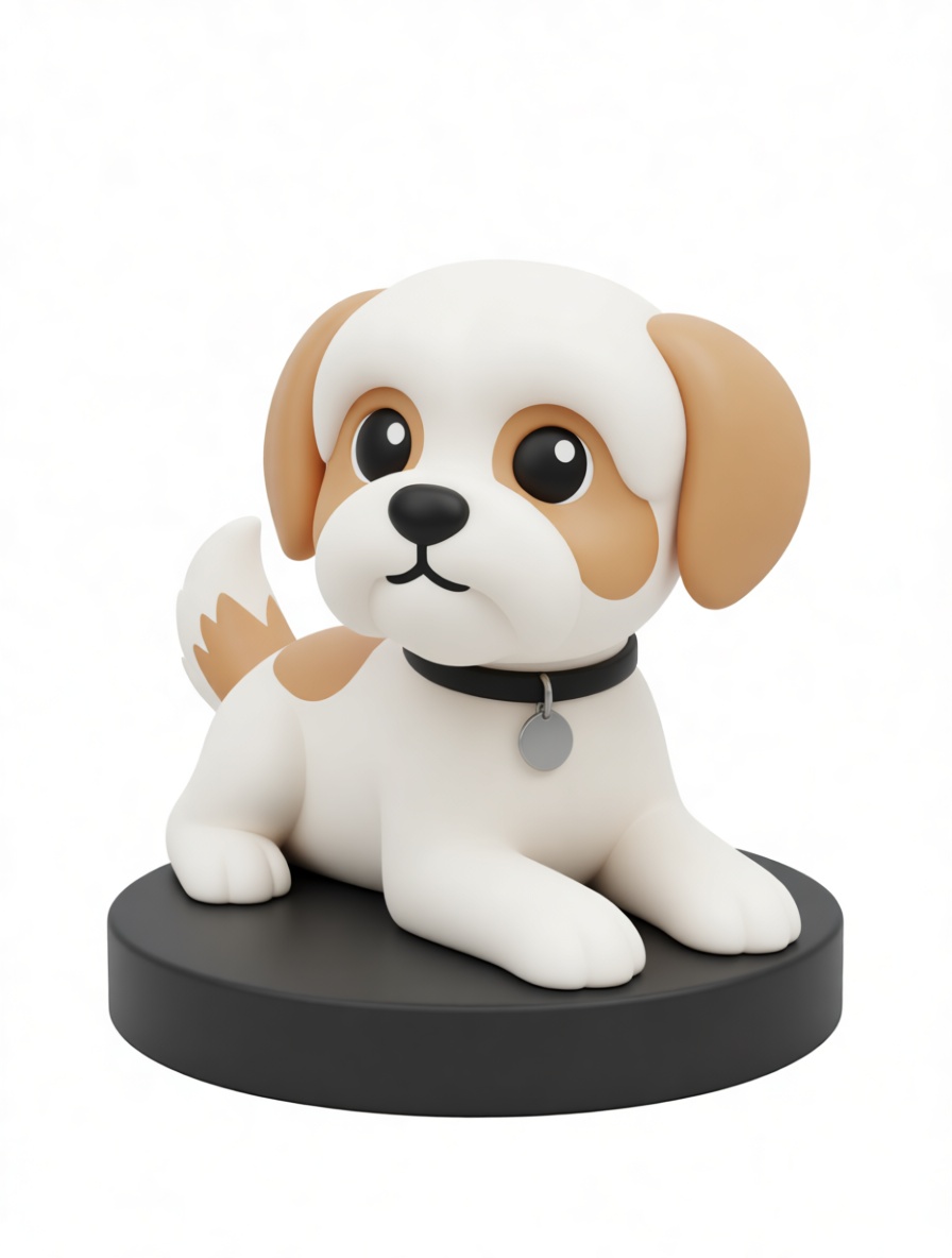 Beagle Puppy Figurine free 3D printable STL