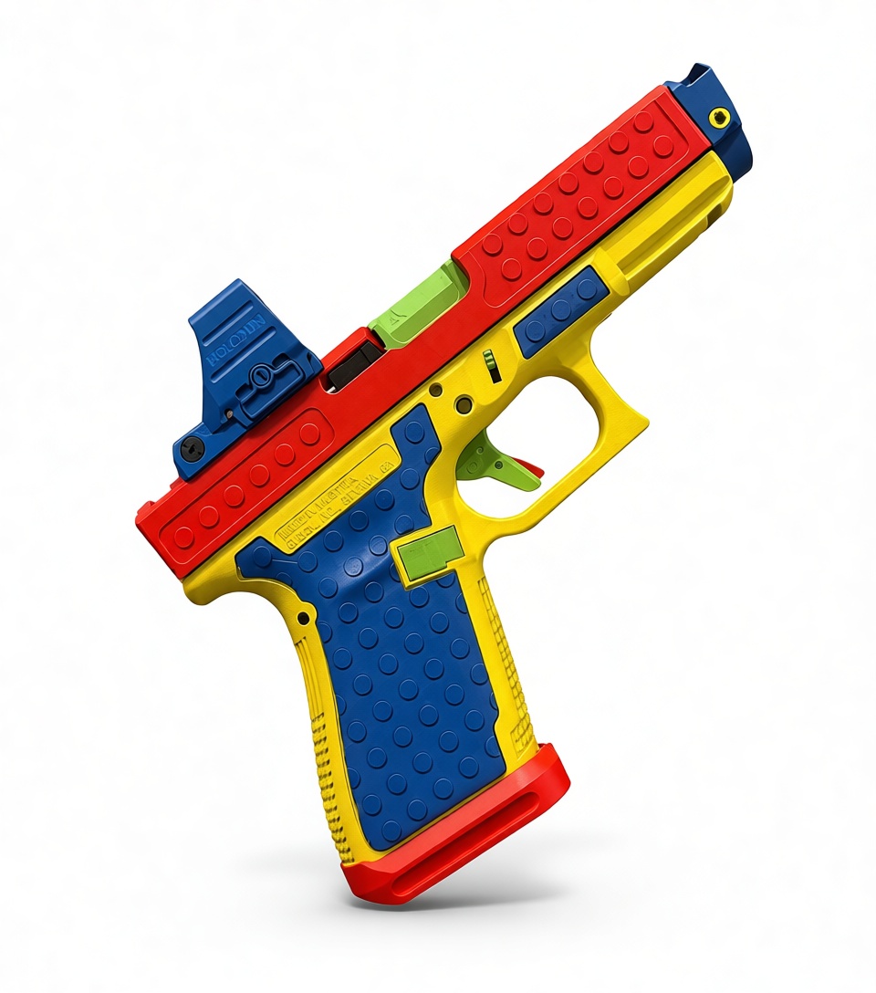 Glock 19 Pistol Model free 3D printable STL