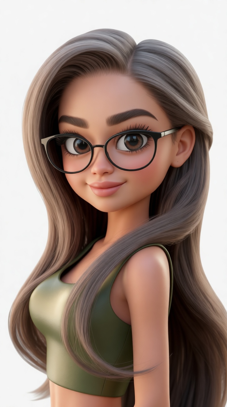 Stylized Girl Bust free 3D printable STL