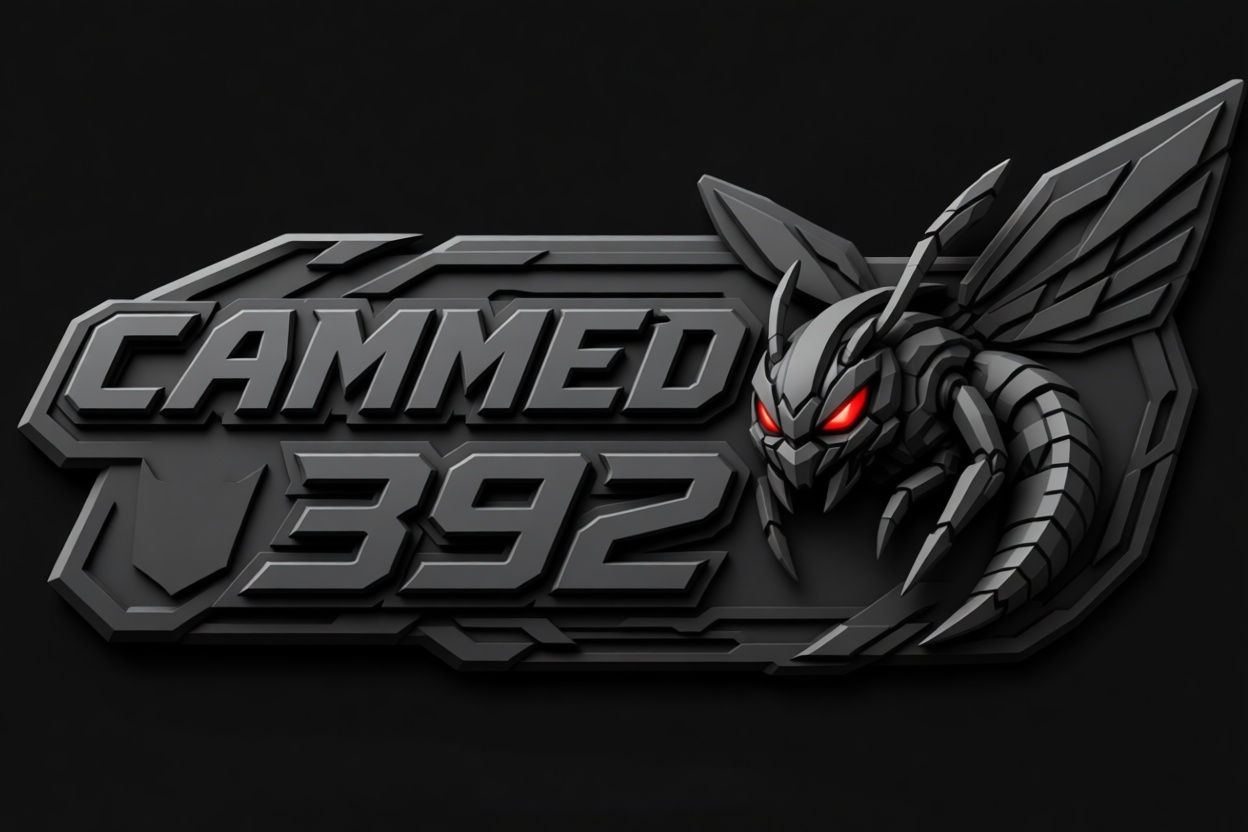 Cammed 392 Logo Emblem free 3D printable STL