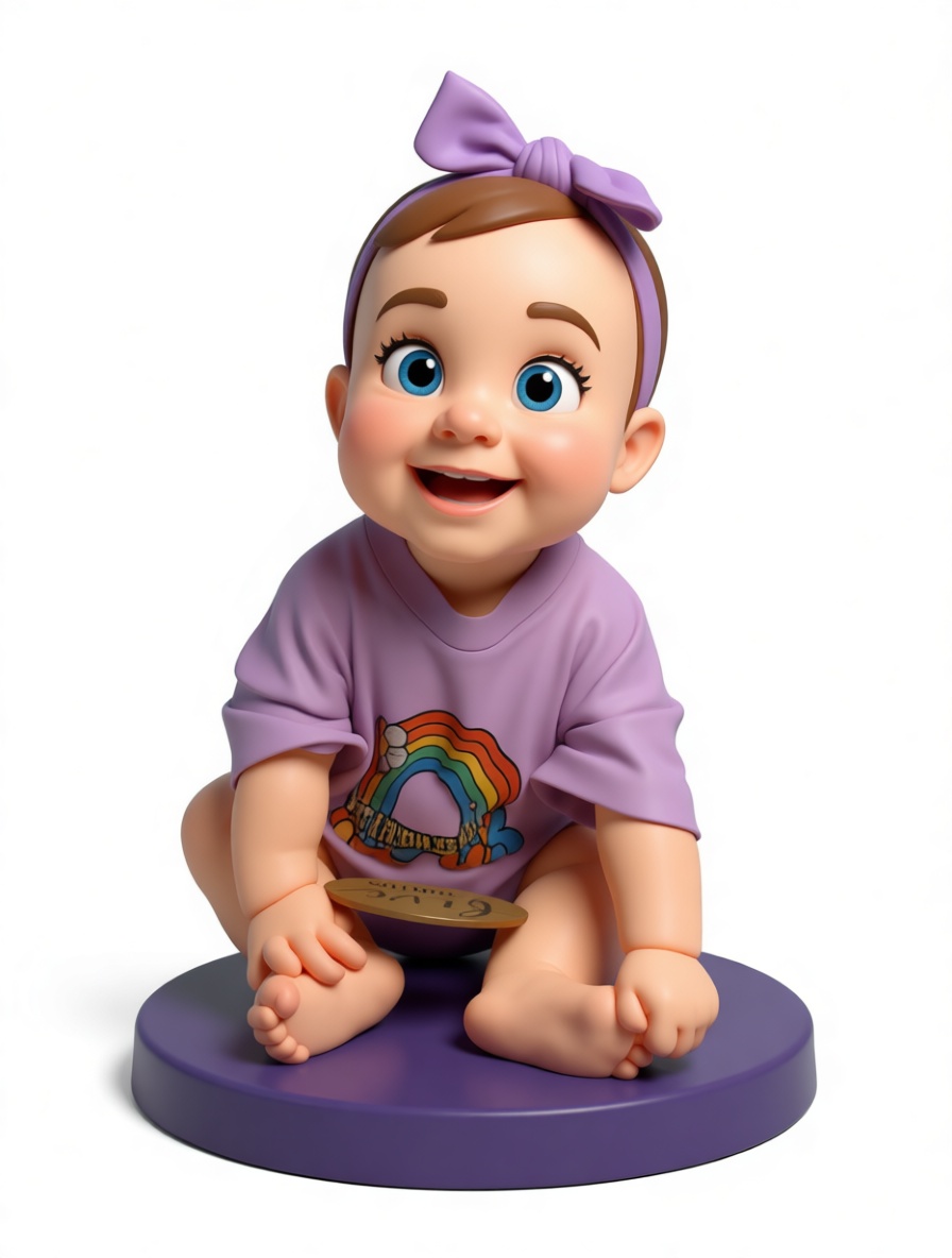 Baby Girl Figurine free 3D printable STL