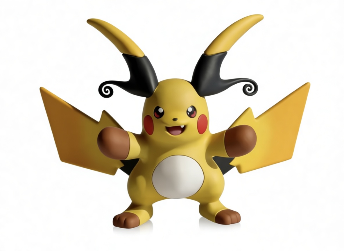 Raichu Figurine free 3D printable STL