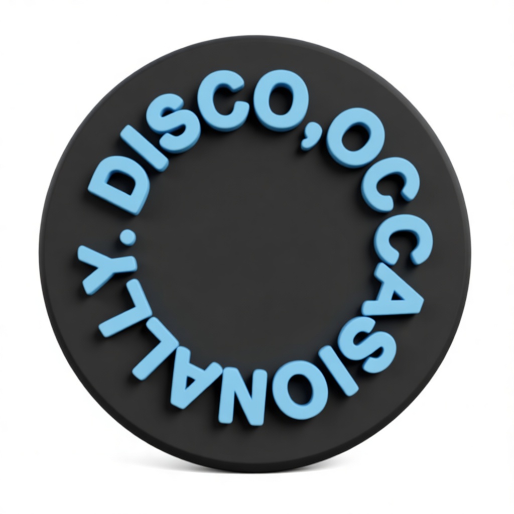 Disco Occasionally Token free 3D printable STL