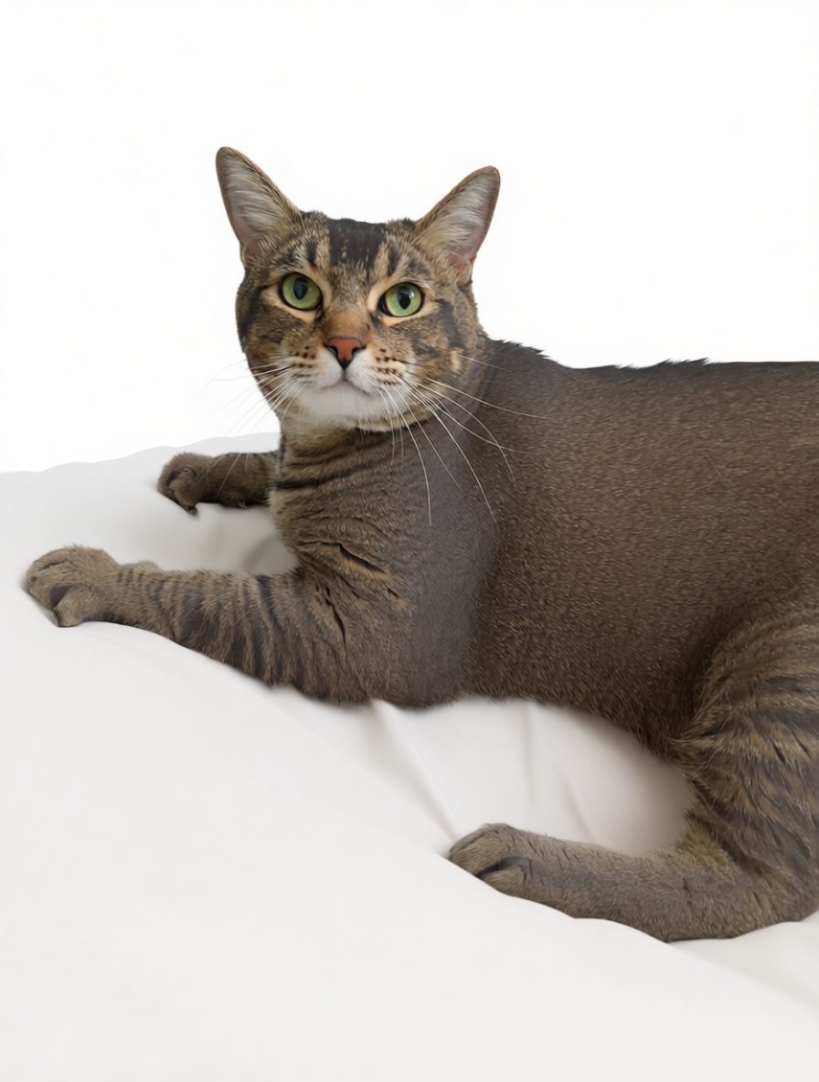 Tabby Cat Figurine free 3D printable STL