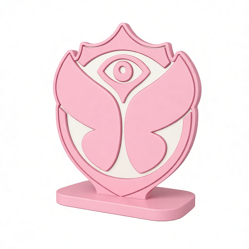 Tomorrowland Logo Figurine free 3D printable STL