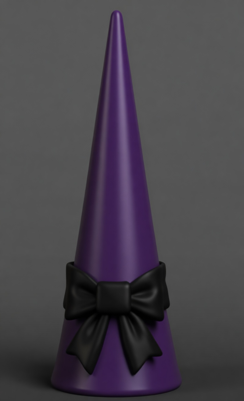Witch Hat Figurine free 3D printable STL