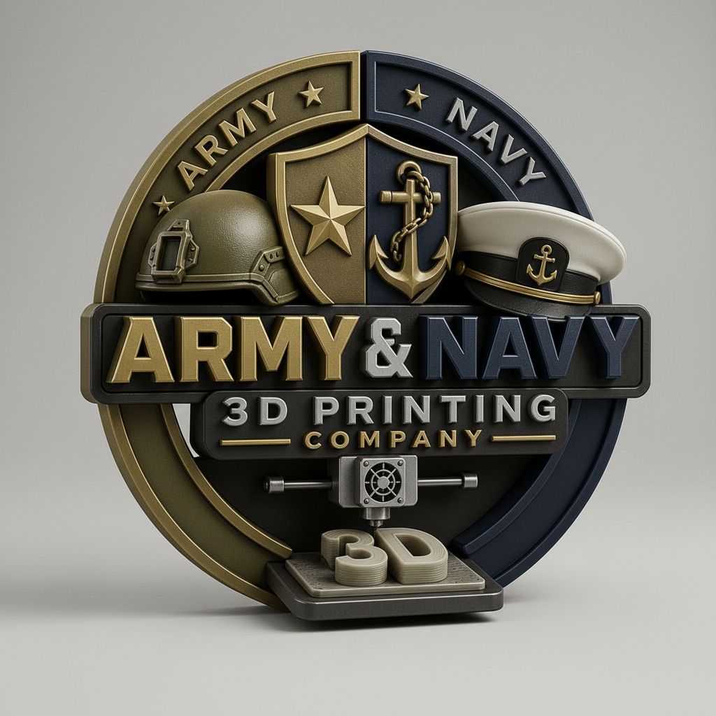 Army and Navy Emblem free 3D printable STL