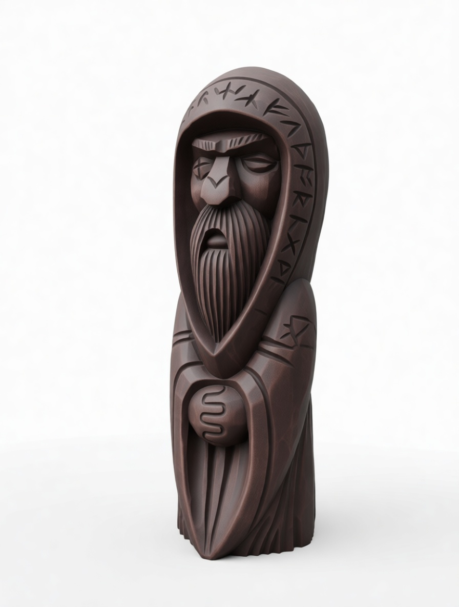 Norse Viking Shaman Figurine free 3D printable STL