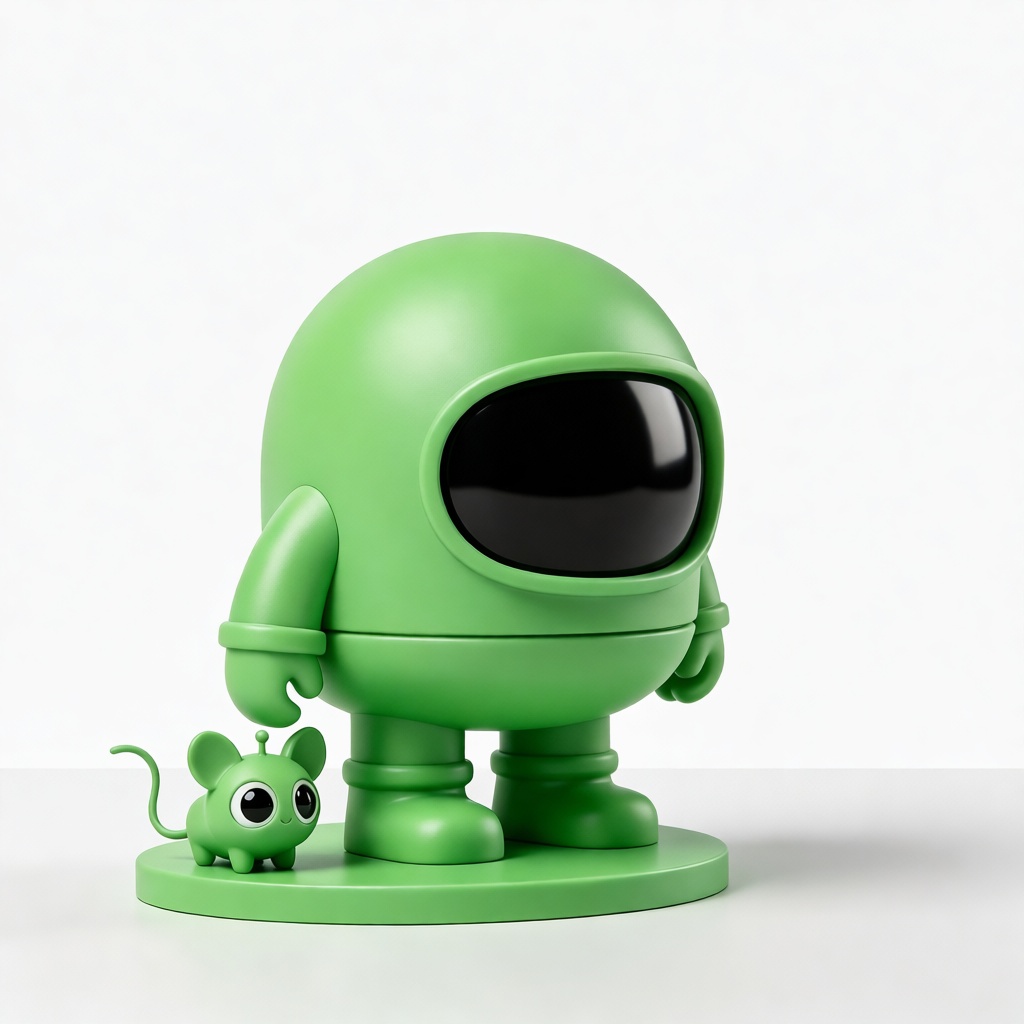 Among Us Green Crewmate Figurine free 3D printable STL