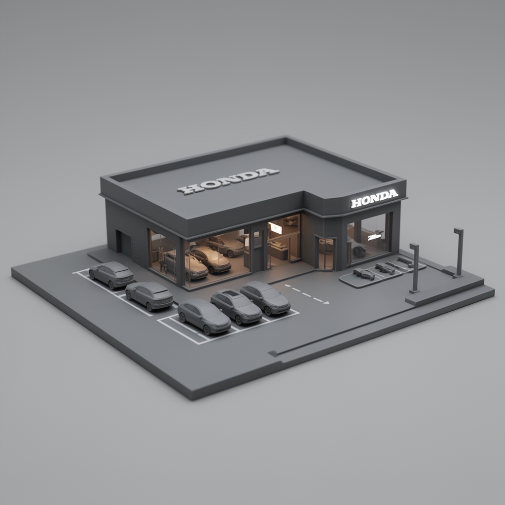 Honda Showroom Model free 3D printable STL