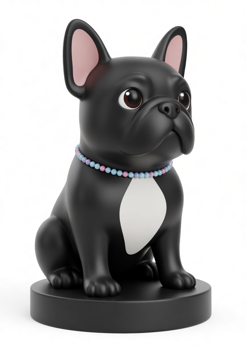 French Bulldog Figurine free 3D printable STL