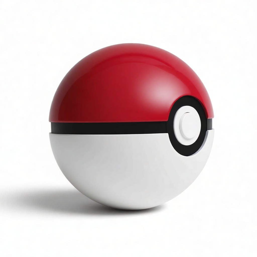 Poké Ball Model free 3D printable STL