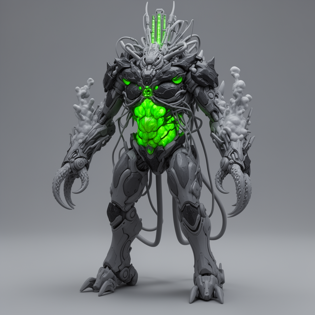 Toxicrene Biomech Figurine free 3D printable STL