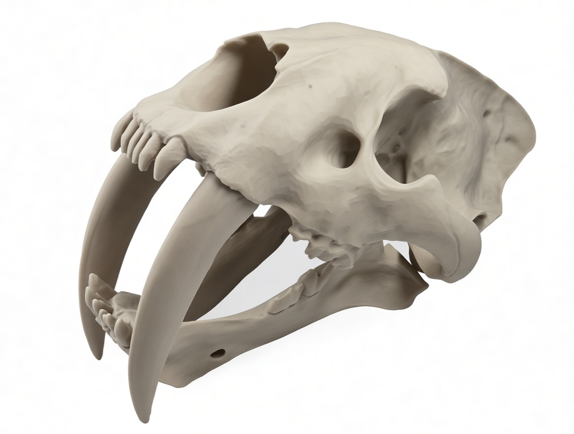Saber-Toothed Cat Skull free 3D printable STL