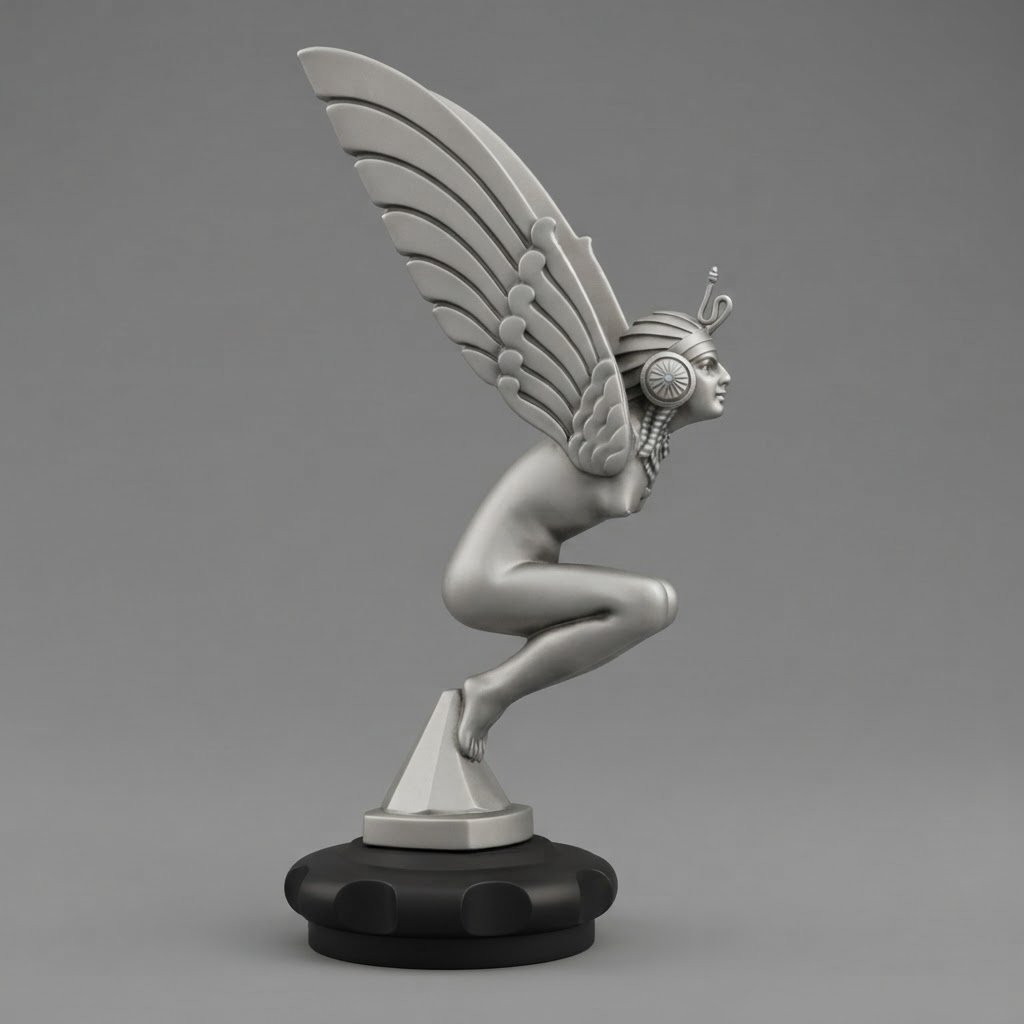 Spirit of Ecstasy Figurine free 3D printable STL