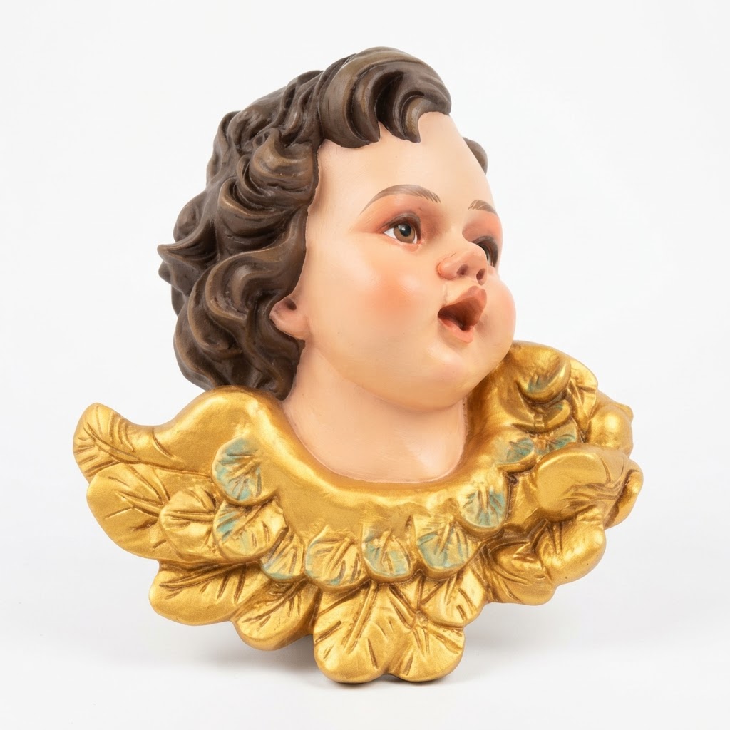 Baroque Cherub Bust free 3D printable STL