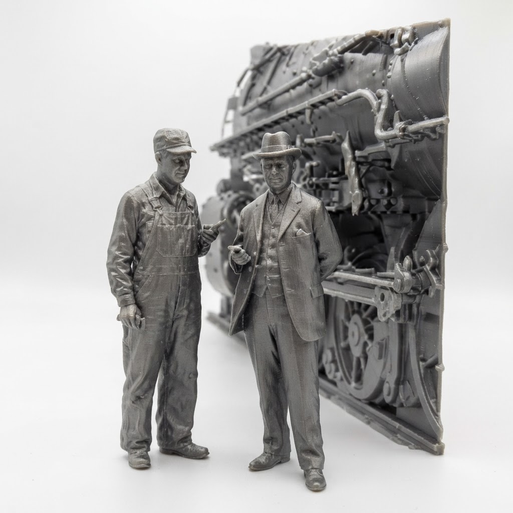 1930s Railroad Worker Figures free 3D printable STL