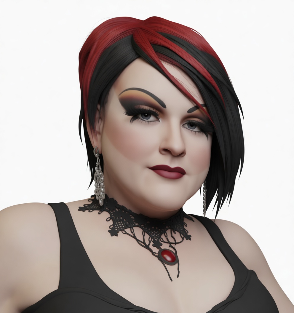 Gothic Woman Bust free 3D printable STL