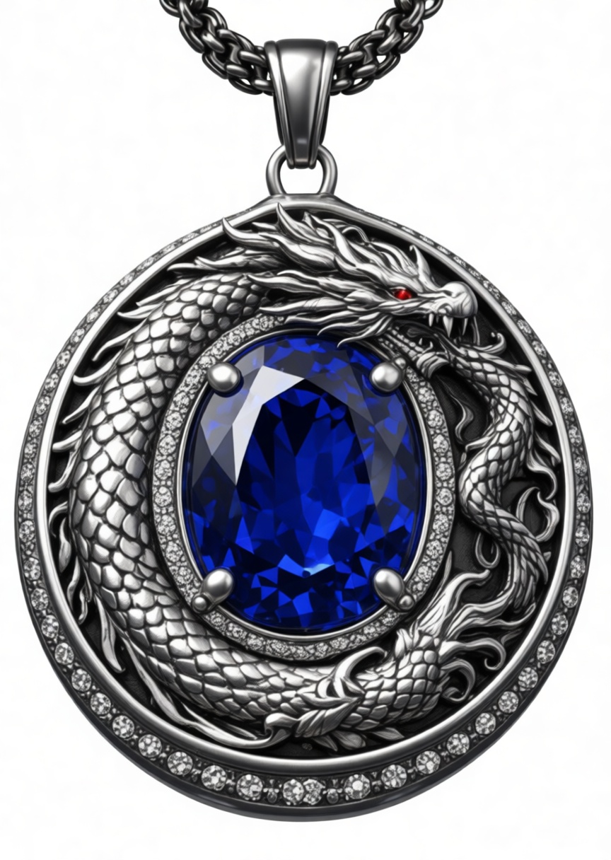 Dragon Circle Pendant free 3D printable STL