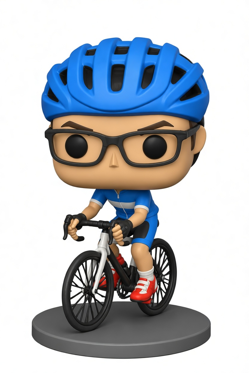 Cyclist Figurine free 3D printable STL