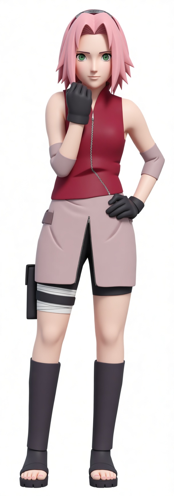 Sakura Haruno Figurine free 3D printable STL