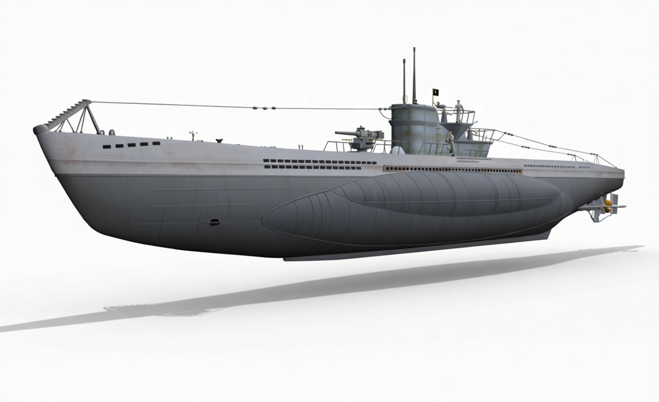 Type VII U-Boat Model free 3D printable STL