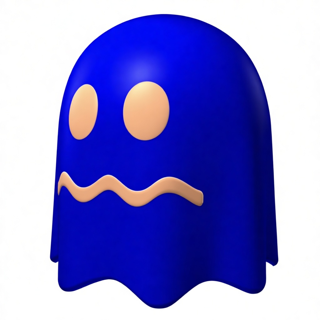 Inky Pac-Man Ghost Figurine free 3D printable STL