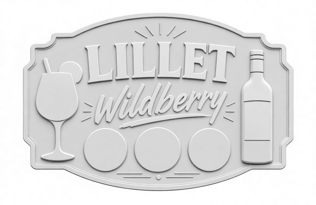 Lillet Wildberry Sign free 3D printable STL