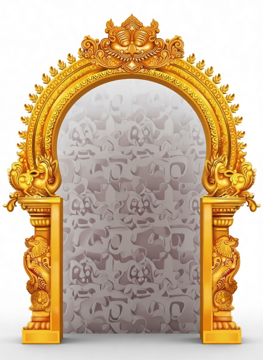 Ornate Golden Archway free 3D printable STL