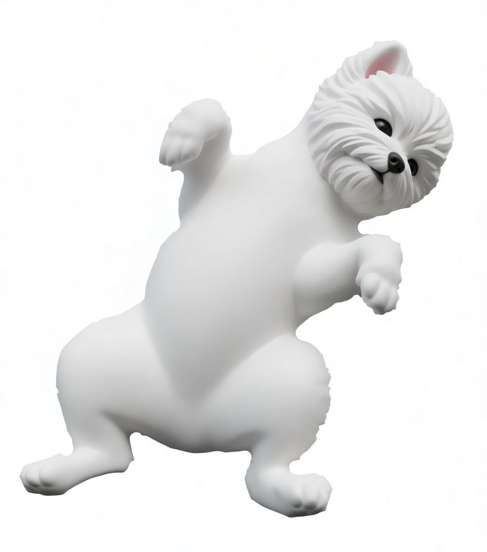 West Highland White Terrier Figurine free 3D printable STL