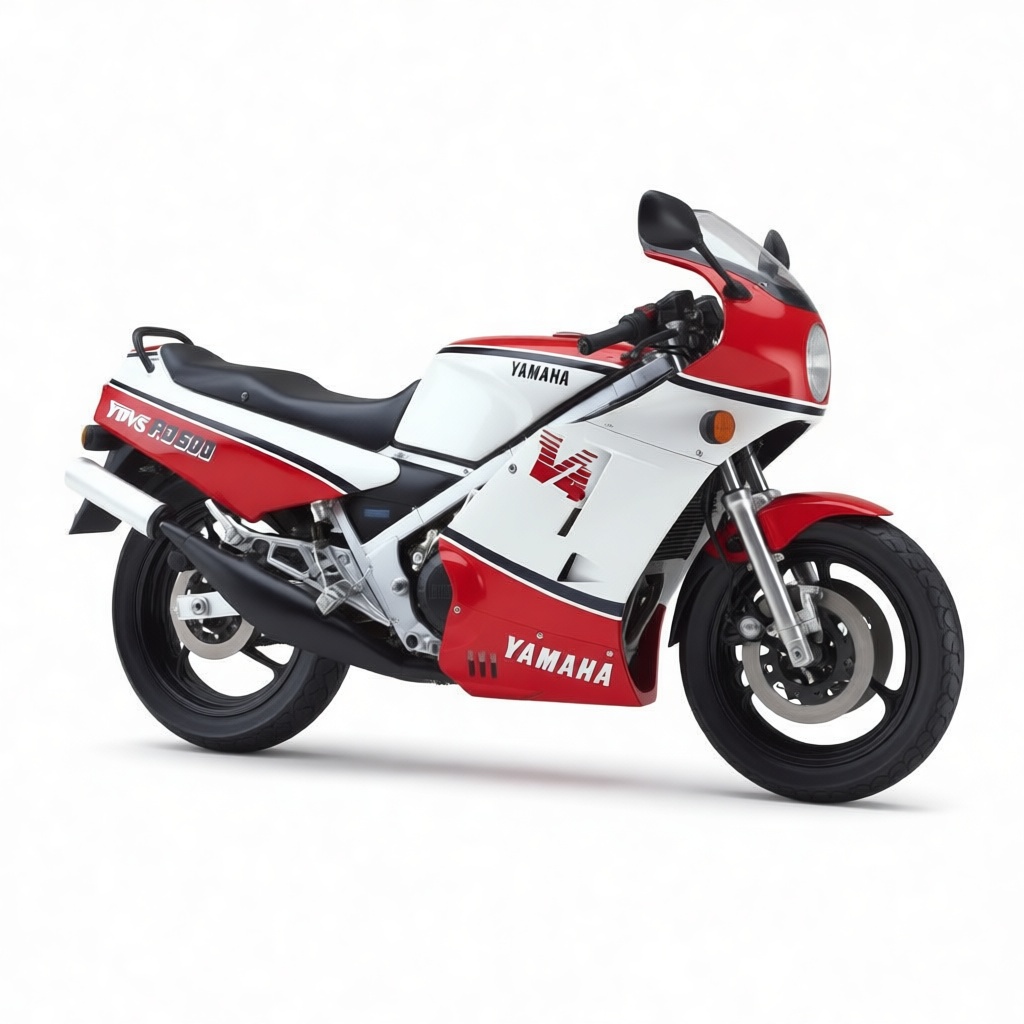 Yamaha RD500 Motorcycle Model free 3D printable STL
