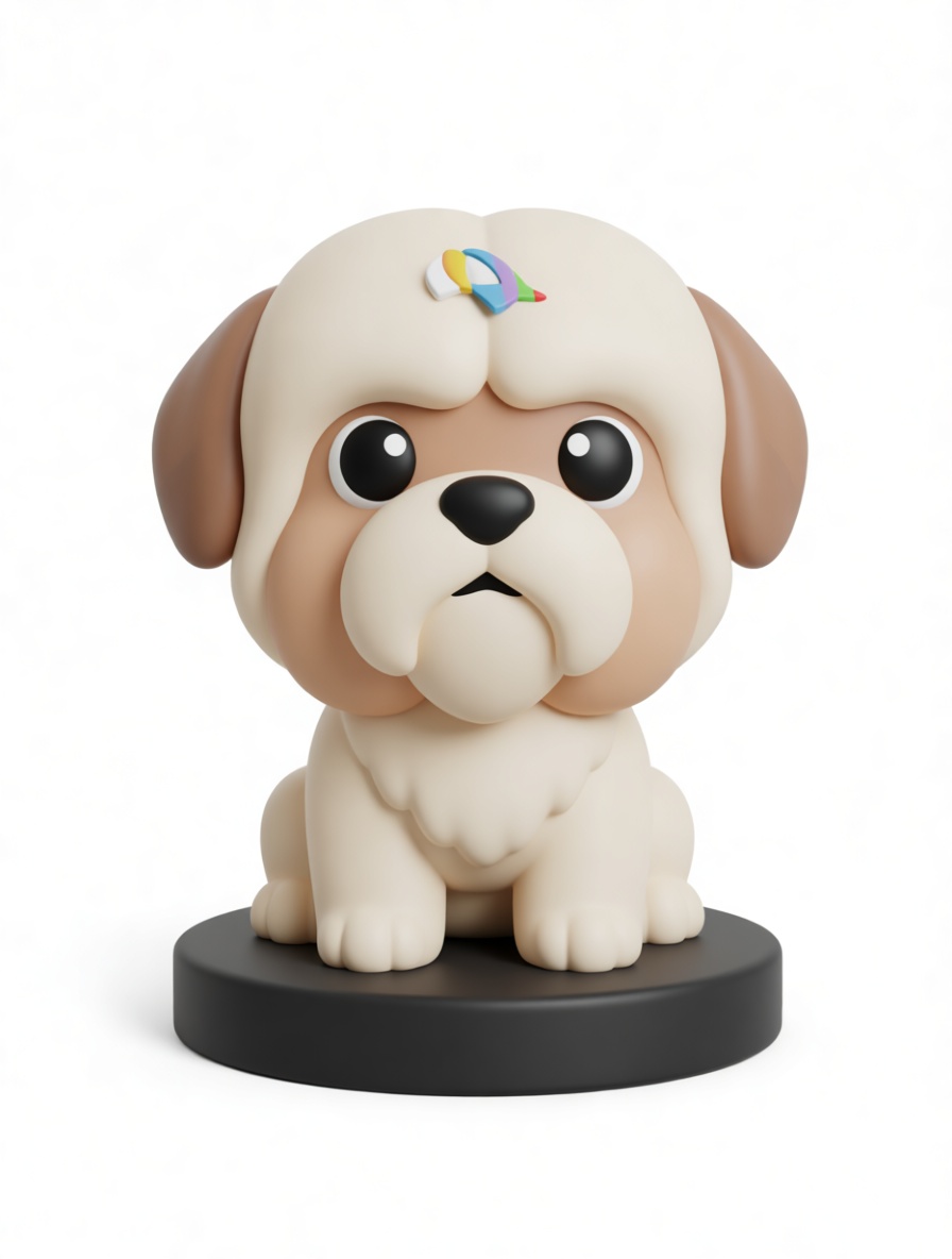 St. Bernard Dog Figurine free 3D printable STL
