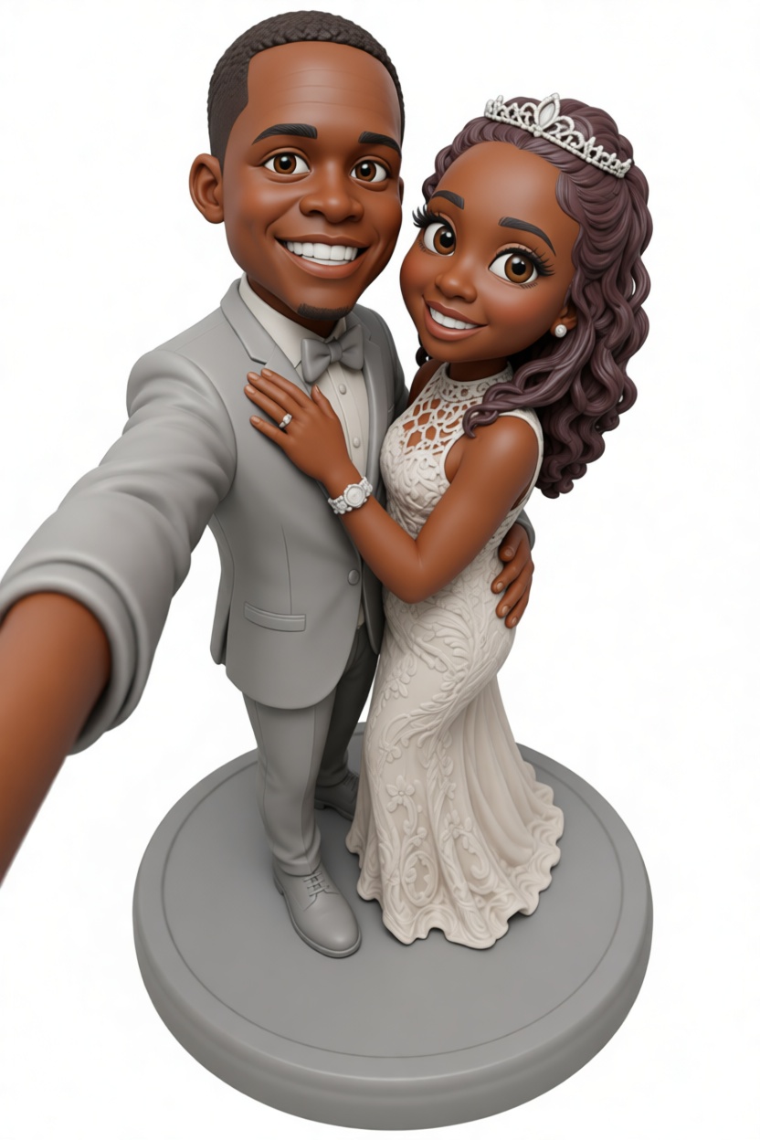 Wedding Couple Figurine free 3D printable STL