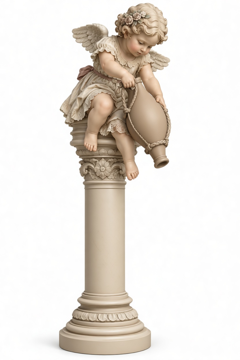 Cherub Angel Statue free 3D printable STL