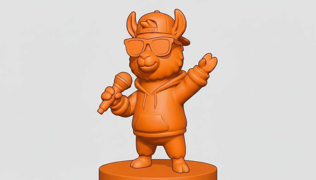 Cool Llama Champion free 3D printable STL