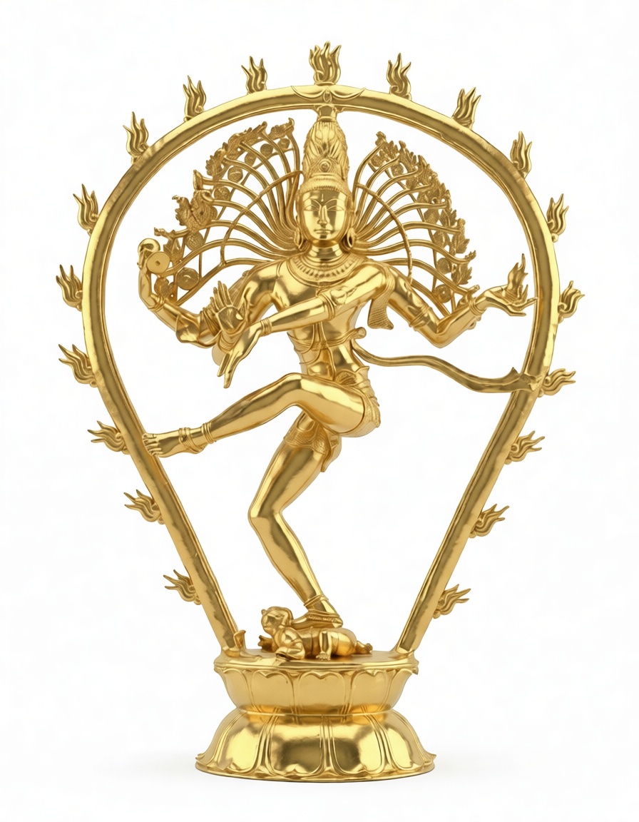 Nataraja Shiva Statue free 3D printable STL