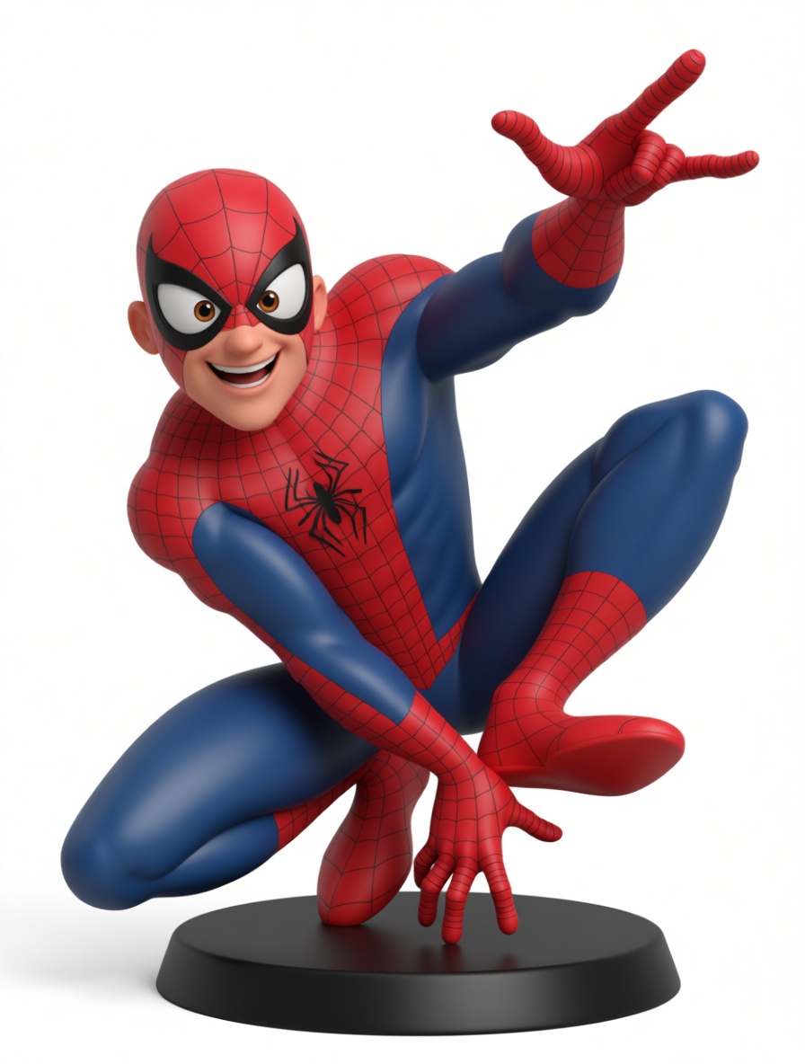 Spider-Man Figurine free 3D printable STL