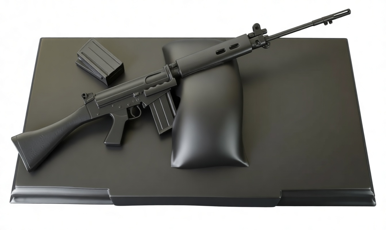 FN FAL Rifle Model free 3D printable STL