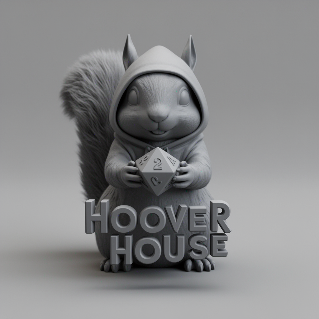 Hooded Squirrel Figurine free 3D printable STL