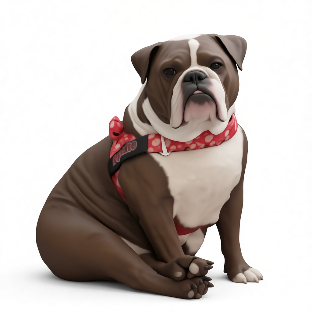 Bulldog Dog Figurine free 3D printable STL