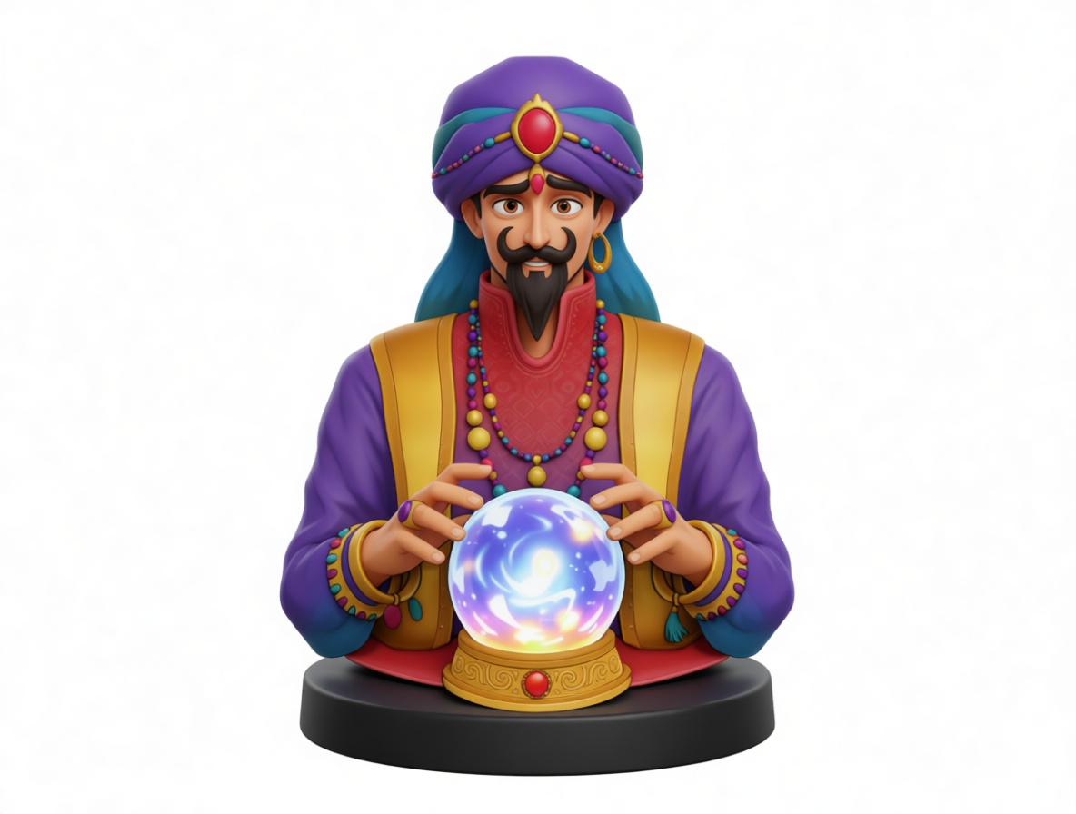 Fortune Teller Bust free 3D printable STL