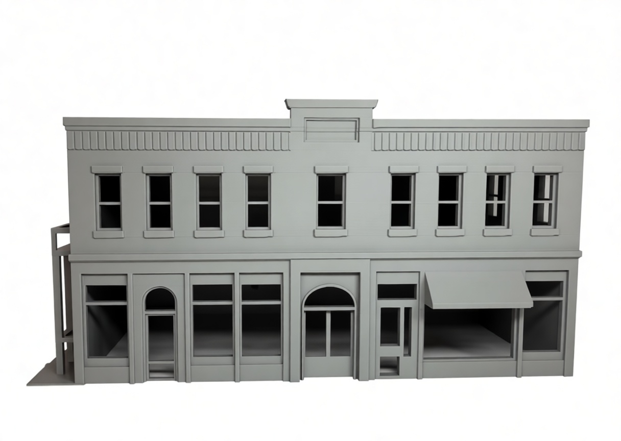 Victorian Storefront Model free 3D printable STL