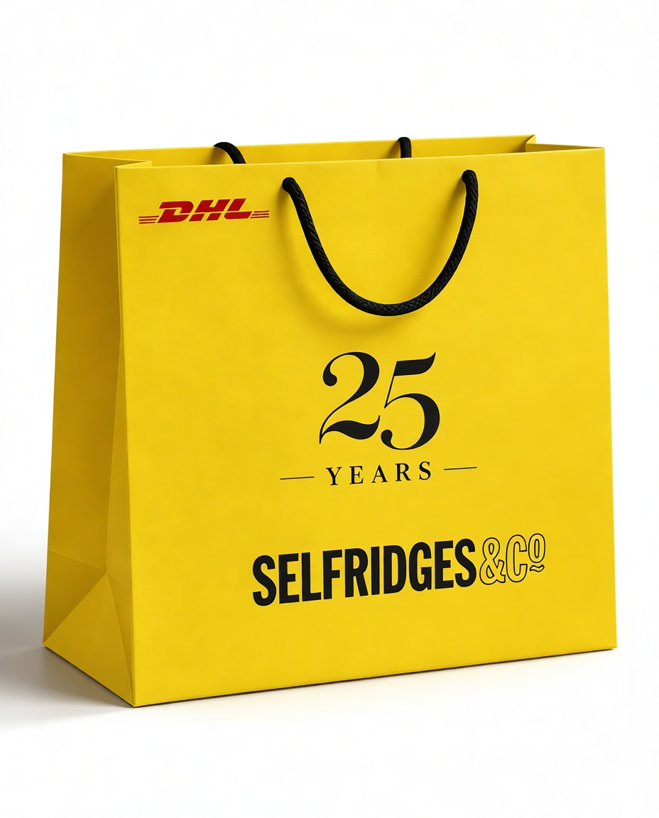 DHL Selfridges Shopping Bag free 3D printable STL