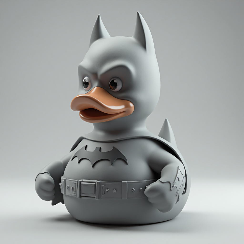 Batman Rubber Duck free 3D printable STL