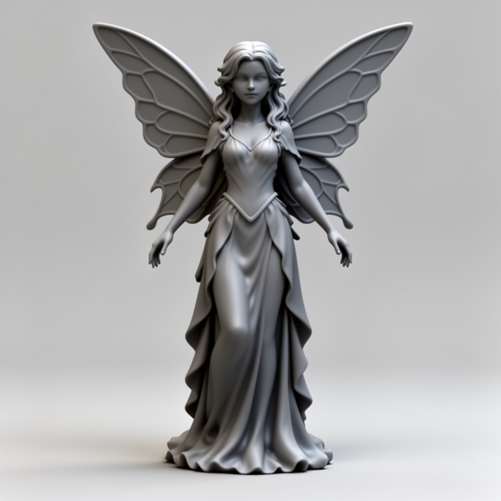 Enchanted Fairy Figurine free 3D printable STL