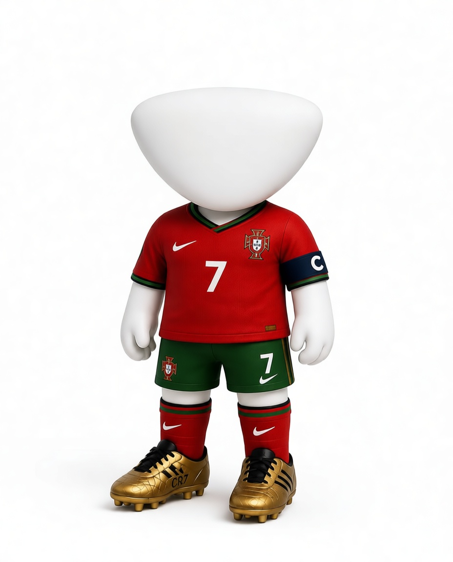Cristiano Ronaldo Figurine free 3D printable STL